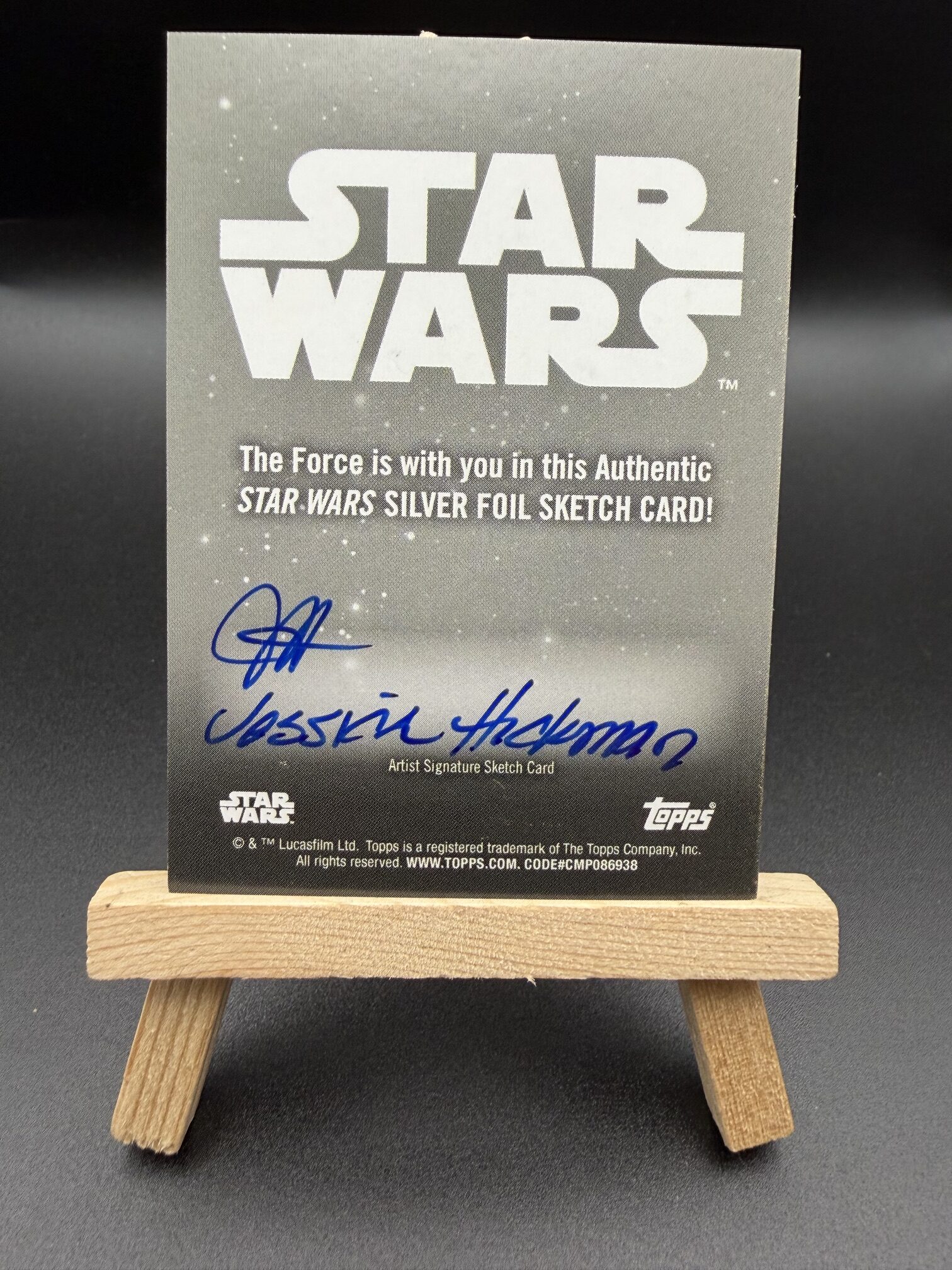 SKETCH CARD EWOKS TOPPS STAR WARS
